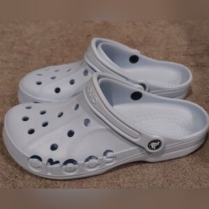 CROCS Light Blue Crocs Shoes